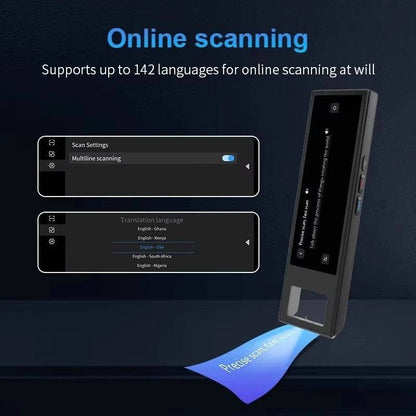 Smart AI Voice Translator Dictionary Pen 142 Languages Real-time Speech Interactive WIFI Photo Scan Offline Portable Translation