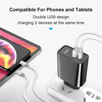 Dual-Schnellladegerät 30W Unterstützung Quick Charge 4.0 3.0 Tragbares USB C PD Ladegerät für Telefone