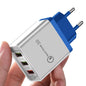 Schnelles modernes USB-Ladegerät Quick Charge 3.0 Tragbares Netzteil Leistungsstarkes Ladegerät für Mobiltelefone