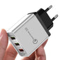 Schnelles modernes USB-Ladegerät Quick Charge 3.0 Tragbares Netzteil Leistungsstarkes Ladegerät für Mobiltelefone