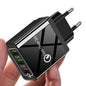 Schnelles modernes USB-Ladegerät Quick Charge 3.0 Tragbares Netzteil Leistungsstarkes Ladegerät für Mobiltelefone