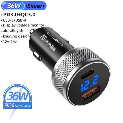 Mini Auto Quick Charge 3.0 USB Ladegerät Handy Ladegerät Tragbares Autoladegerät Schnellladung