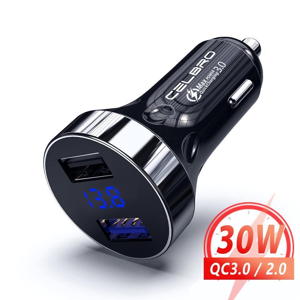 Mini Auto Quick Charge 3.0 USB Ladegerät Handy Ladegerät Tragbares Autoladegerät Schnellladung