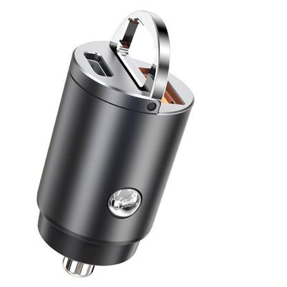 Dual-Port Schnellladegerät fürs Auto | PD 3.0 + QC 3.0 | 30W Ausgangsleistung | Ultrakompaktes Design